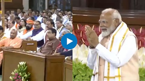 Narendra Modi Parliament Welcome Video 