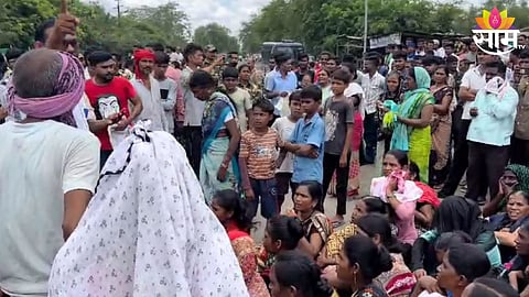 bsp rasta roko andolan at deoli wardha