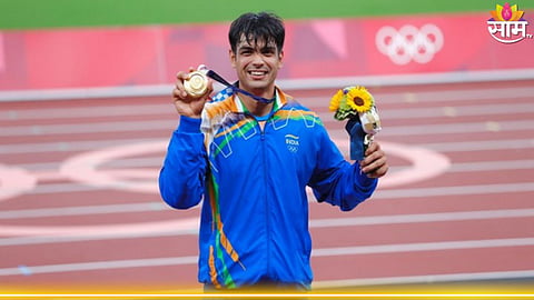 Neeraj Chopra: पॅरिस ऑलिम्पिकआधी गोल्डन बॉय नीरज चोप्राचा धमाका! सुवर्णपदकावर कोरलं नाव |VIDEO