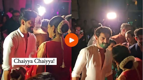 Sonakshi- Zaheer Dance Viral Video : सोनाक्षी- इक्बालने रिसेप्शन पार्टीत 'छैय्या- छैय्या' गाण्यावर केला जबरदस्त डान्स, हूक स्टेप्सची होतेय चर्चा