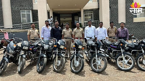 bike thief arrested with 14 stolen two wheelers in manchar pune 
