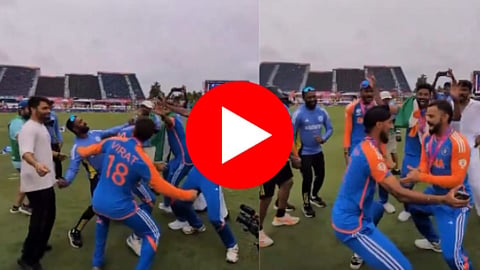 Virat Kohli Dance: हे नाही पाहिलं तर काय पाहिलं..WC विजयानंतर विराटचा अर्शदीप सिंगसोबत भागंडा- video