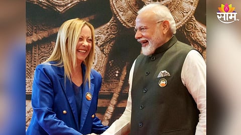 जॉर्जिया मेलोनी यांनी पंतप्रधान मोदींचं अभिनंदन केलं 