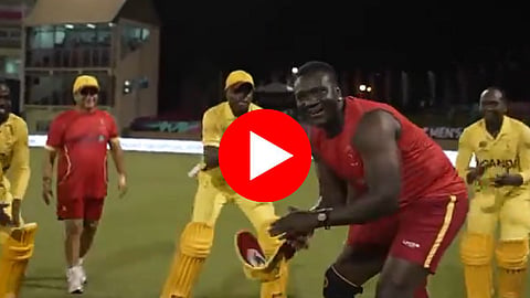 PNG vs Uganda: जल्लोष तर होणारच! ऐतिहासिक विजयानंतर युगांडाच्या खेळाडूंचा Victory डान्स - Video