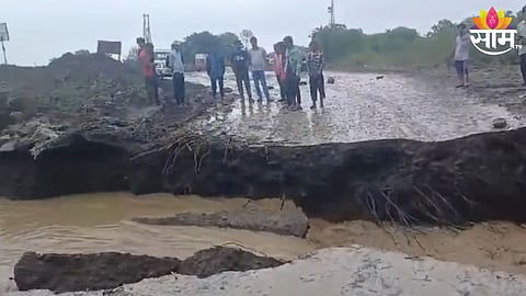 bridges collapsed in many places rain hits latur  
