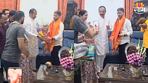  निलेश लंकेंनी घेतली गुंड गजा मारणेची भेट