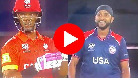 USA vs Canada:कॅनडा विरुद्ध अमेरिका सामन्यात खेळाडूंचा हिंदी भाषेत मजेशीर संवाद ,Video व्हायरल