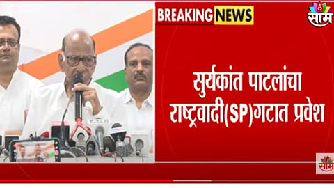 Suryakanta Patil Join NCP: 'युद्धाच्या प्रसंगी मी आपल्यासोबत...', भाजपला सोडचिठ्ठी दिल्यानंतर सूर्यकांता पाटील यांचा शरद पवारांना शब्द| VIDEO 