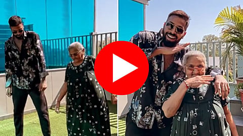 Hardik Pandya Viral Video: आजी-नातवाचा हटके अंदाज; 'श्रीवल्ली'वर भन्नाट डान्स,  हार्दिकने शेअर केला VIDEO 