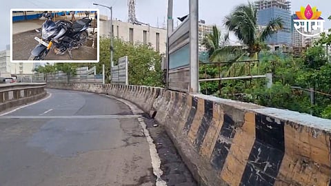 भरधाव दुचाकी पूलावरून २० फूट खाली कोसळली; पहाटेच्या भीषण अपघातात २ तरुणांचा मृत्यू