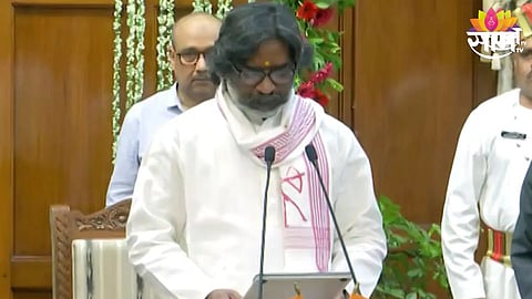 हेमंत सोरेन तिसऱ्यांदा झारखंडचे मुख्यमंत्री! जिथून अटक झाली, तिथेच १५६ दिवसांनी घेतली शपथ