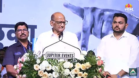 'थांबायचं नाही, सत्ता हातात आल्याशिवाय राहत नाही', नगरच्या सभेतून शरद पवार गरजले; विधानसभेची तुतारी फुंकली! 