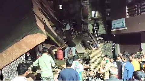 CBD Belapur building collapsed