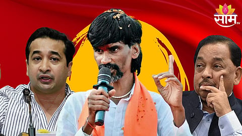 Manoj Jarange Patil warn to Nitesh Rane Narayan Rane