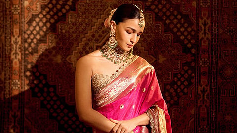 Alia Bhatt Saree