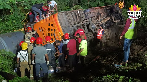 Panvel Private Bus-Tracker Accident