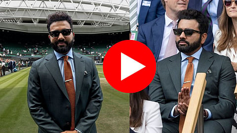 Rohit Sharma: अनंत-राधिकाचं लग्न सोडून रोहित शर्मा लंडनवारीला! हिटमॅनची विम्ब्लडनमध्ये थाटात एन्ट्री- VIDEO 