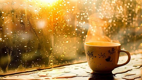 Tea During Rainy Season 