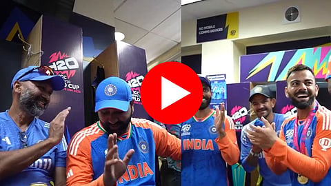Team India Celebration: टीम इंडियाच्या विजयानंतर ड्रेसिंग रुममधलं वातावरण कसं होतं? BCCI ने शेअर केला VIDEO