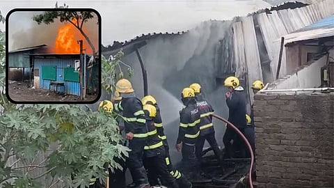 Pune Fire: पुण्यातील खराडी परिसरात सोफा कारखान्याला भीषण आग, परिसरात पसरले धुराचे लोट