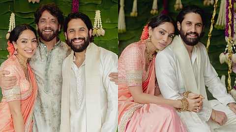Naga Chaitanya And Sobhita Dhulipala Engagement Photos