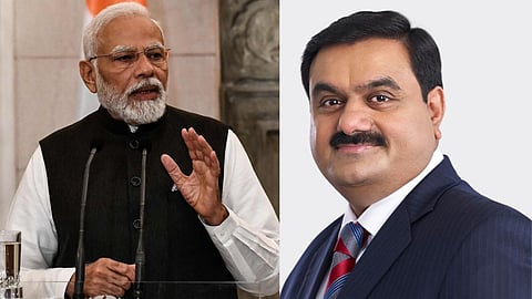PM Narendra Modi And Adani 