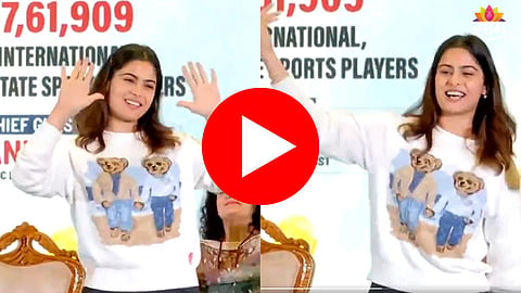 Manu Bhaker Dance: मनू भाकरचा काला चष्मा गाण्यावर भन्नाट डान्स; हे नाही पाहिलं तर काय पाहिलं?  VIDEO