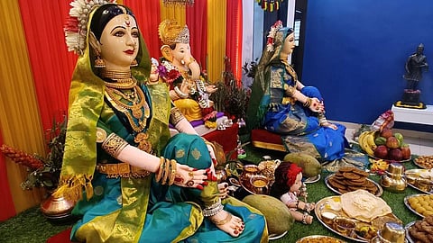 Goddess Gauri Look