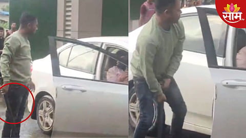 शिंदेंच्या आमदाराच्या सुरक्षा रक्षकाकडून कार चालकाला बेदम मारहाण, व्हिडिओ पोस्ट करत ठाकरे गटाने  सरकारला सुनावलं