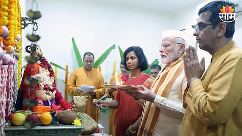 BJP vs INDIA: पंतप्रधानांनी सरन्यायाधीशांच्या घरी गणरायाची पूजा केल्याने पेटला वाद; भाजप- इंडिया आघडीत जुंपली