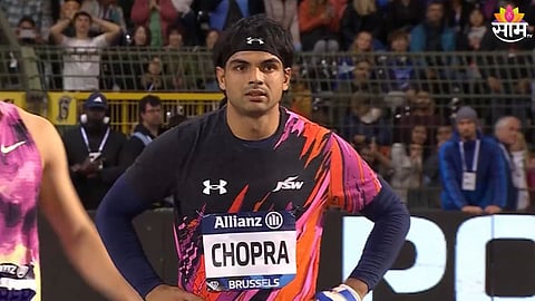 Diamond League: गोल्डन बॉय Neeraj Chopraचं 'डायमंड' थोडक्यात हुकलं! 0.001 सेंटीमीटरने बिघडवला खेळ -VIDEO 