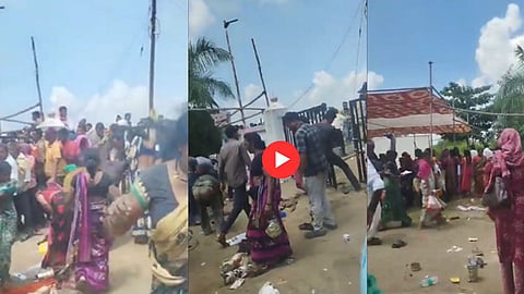 भंडाऱ्यात कामगार कार्यालयाच्या कार्यक्रमात चेंगराचेंगरी; पाच ते सहा महिला गंभीर जखमी, VIDEO  