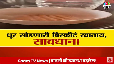 Smoke Biscuit : सावधान! तोंडातून धूर सोडणारी बिस्किटे खाताय? जडतील गंभीर आजार, पाहा VIDEO