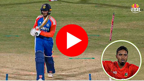 IND vs BAN: तन्जीम साकिबच्या जादूई बॉलवर Abhishek Sharmaची बत्ती गुल; स्टम्प उडून पडला लांब- VIDEO