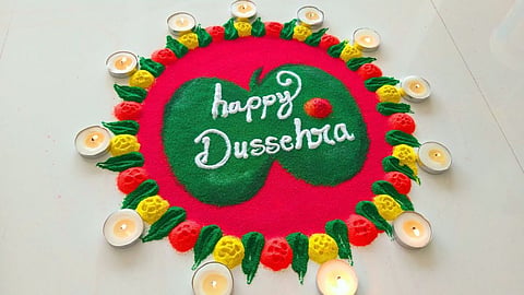 Dasara Rangoli 