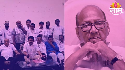 शरद पवार गटाला सर्वात मोठा धक्का; राष्ट्रवादीच्या 25 पदाधिकाऱ्यांचे तडकाफडकी राजीनामे