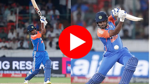 IND vs BAN 3rd T20I: नॉर्मल वाटलोय का? 6,6,6,6,6... संजू सॅमसनचे लागोपाठ 5 षटकार पाहिले का?-  VIDEO