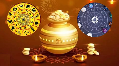 Dhanteras 2024 Horoscope: धनत्रयोदशीच्या रात्री बनणार त्रिग्रही संयोग; 'या' राशींच्या घरी भरभरून पैसा येणार!