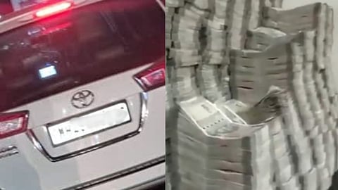 कारमधील 'ते' ५ कोटी कोणाचे? चार जण ताब्यात, पोलिसांनी काय सांगितलं? 