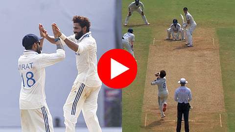 IND vs NZ: जडेजाने एकाच ओव्हरमध्ये फिरवली मॅच; न्यूझीलंडचा अर्धा संघ तंबूत -VIDEO