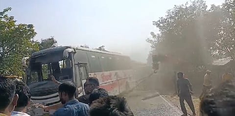 Gondia shivshahi bus Accident