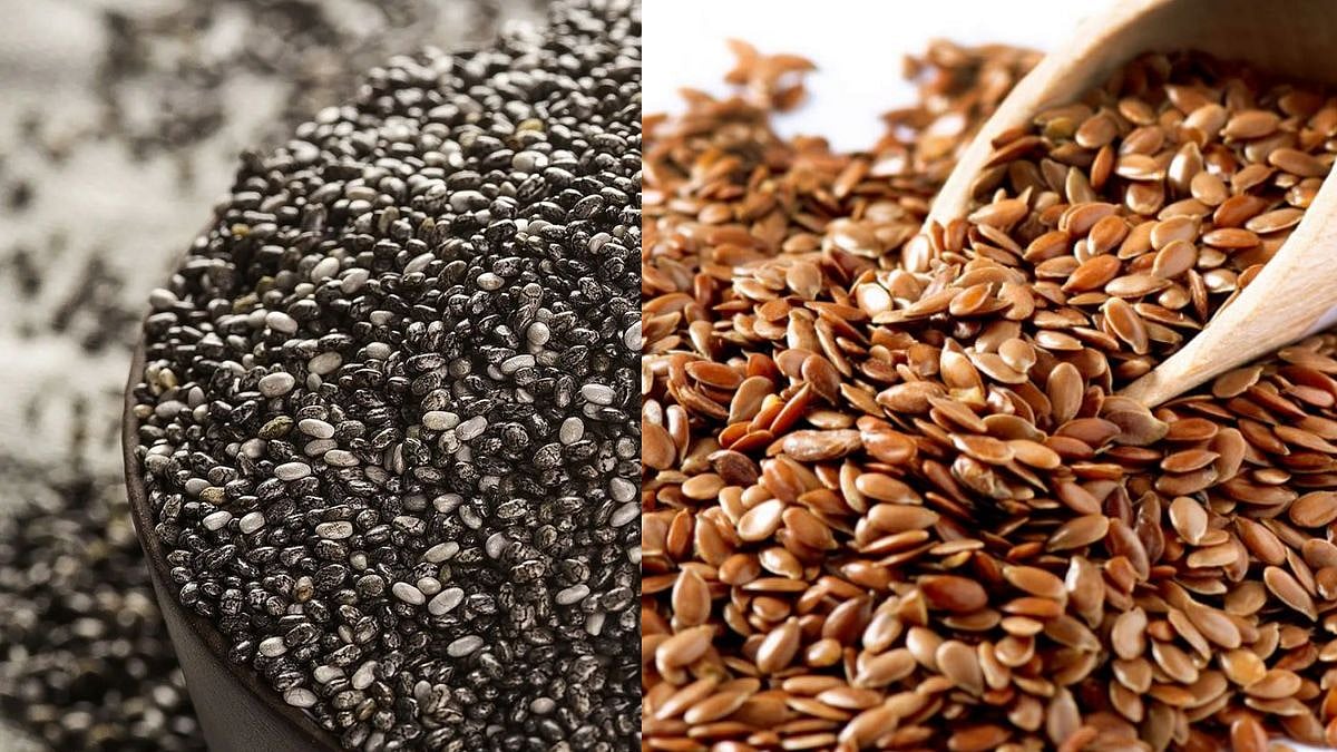 Flax Seeds and Chia Seeds