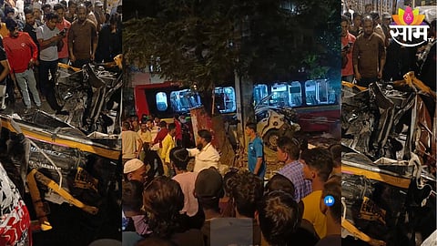 मुंबईत भरधाव बेस्ट बस भर बाजारात शिरली; अपघातात ७ ते ८ जणांचा मृत्यू 
