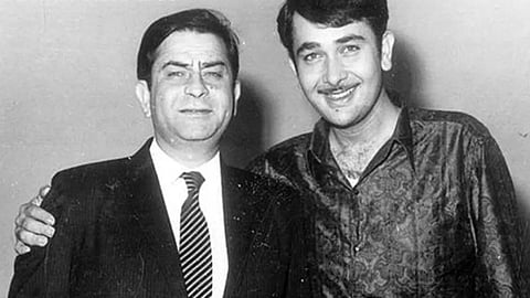 Raj Kapoor and Randhir kapoor