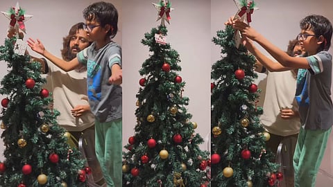 Riteish Deshmukh Christmas Decoration