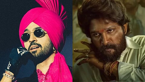 दिलजीत दोसांझवर चढला 'पुष्पा भाऊ'चा रंग; कॉन्सर्टमध्ये म्हणाला, 'जब साला नहीं झुकेगा... 