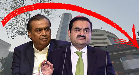 Ambani Adani Industrialists dropped out