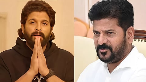 Allu arjun and telangana CM