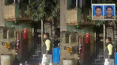 Scene of crime in Rajgurunagar where two young girls were found murdered