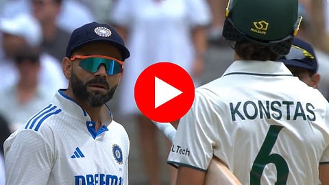 IND vs AUS: लाईव्ह सामन्यात विराट- काँटास भिडले! नेमकं काय घडलं? पाहा VIDEO